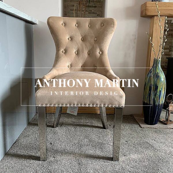 Buckingham Cream Plush Chair - Image 2