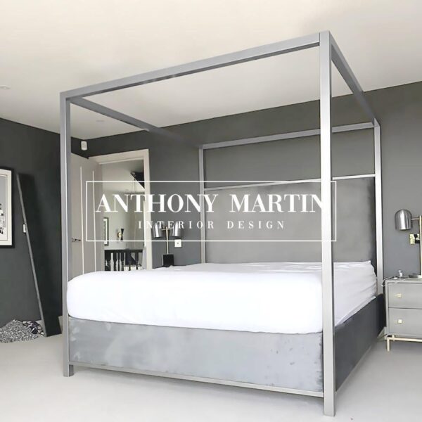 The Stainless Steel Cubiq 4-Poster Bed