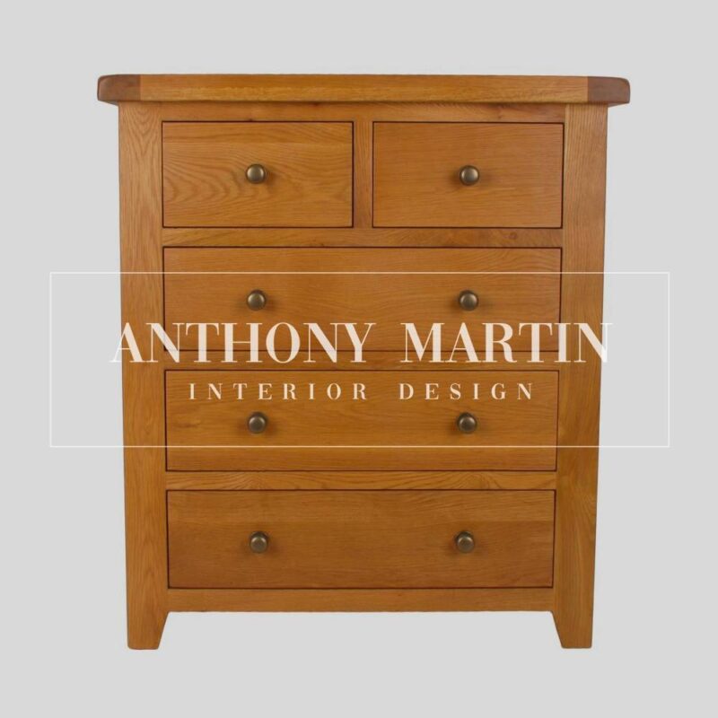 Oak 2 & 3 Table Chest