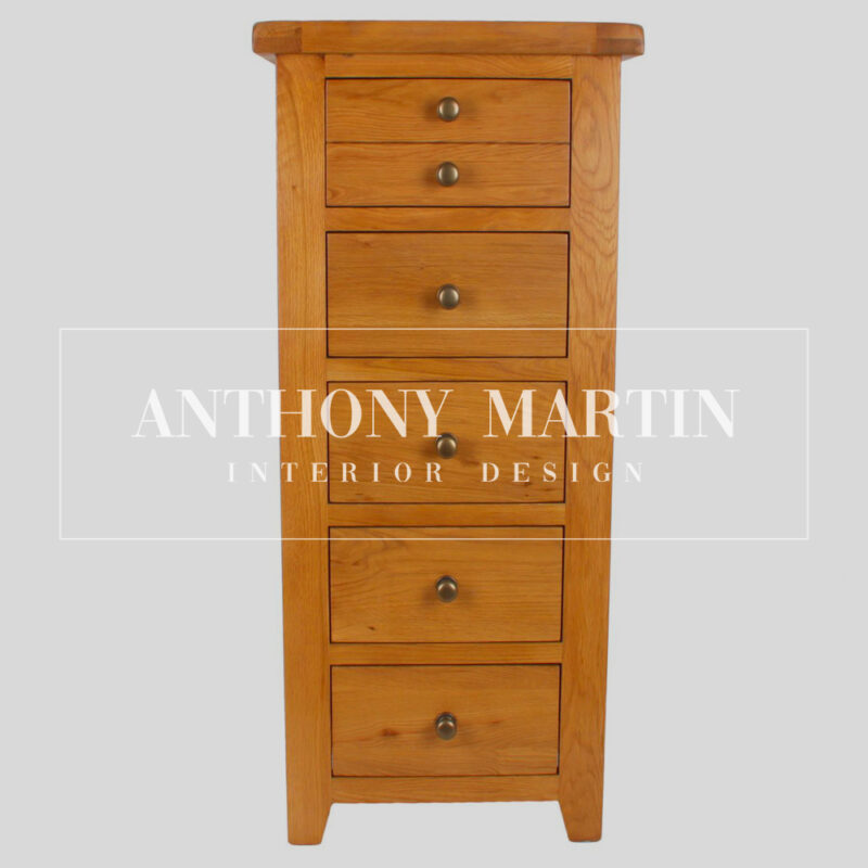 Oak 5-Drawer Chest