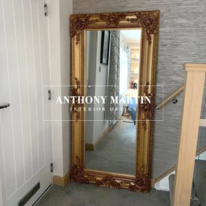 Sold Out!! Ornate Bevelled Mirror in Rustic Gold