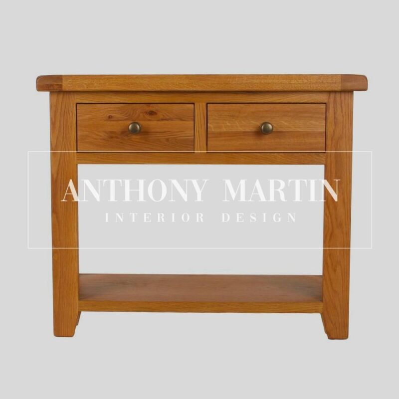 Oak Console Table