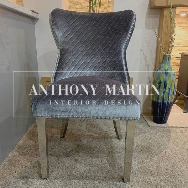 Kensington Silver/Grey Chair - Image 3
