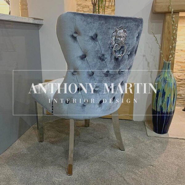Kensington Silver/Grey Chair - Image 2