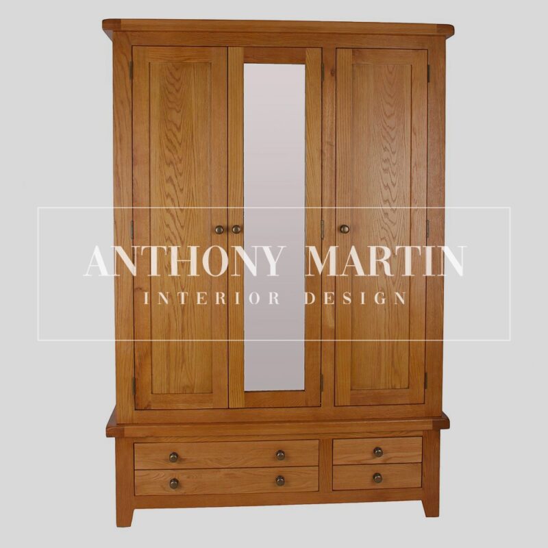 Oak Large Wardrobe