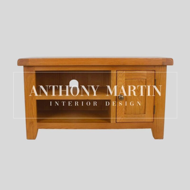 Oak Small TV Table