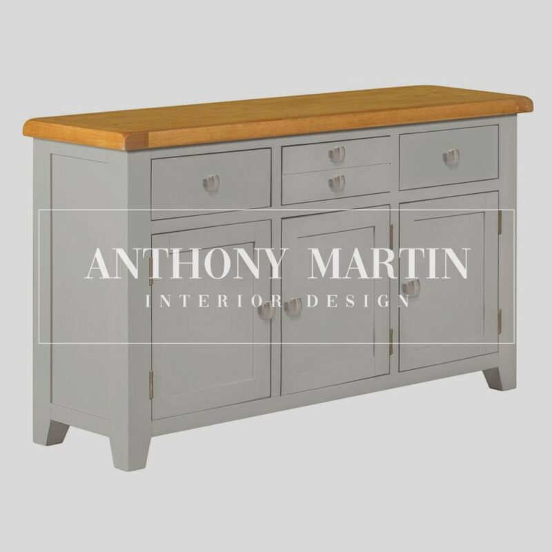 Painted Oak Large Sideboard