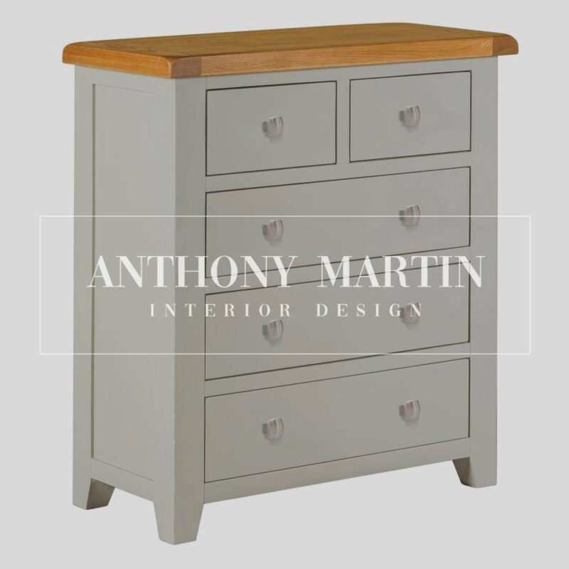 Painted Oak 2 & 3 Table Chest