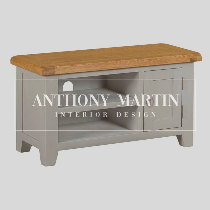 Painted Oak Small TV Table