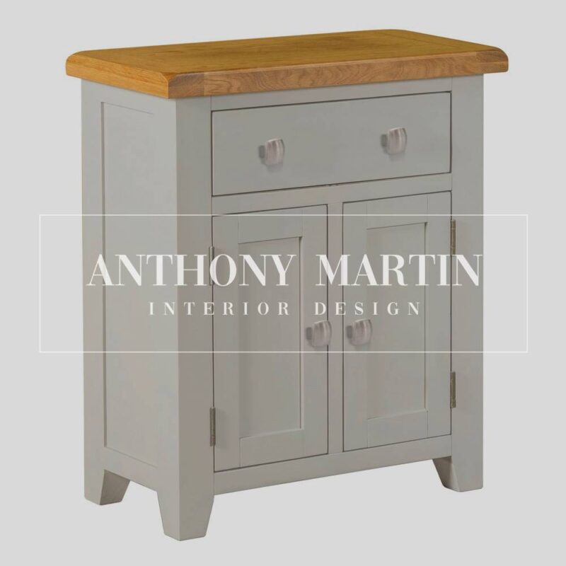Painted Oak Mini Sideboard